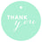 Thank You Circle Gift Tags, Chic Style-Set of 24-Andaz Press-Ivory-