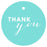 Thank You Circle Gift Tags, Chic Style-Set of 24-Andaz Press-Diamond Blue-