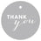 Thank You Circle Gift Tags, Chic Style-Set of 24-Andaz Press-Gray-