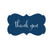 Thank You Fancy Frame Label Stickers-Set of 36-Andaz Press-Navy Blue-