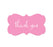 Thank You Fancy Frame Label Stickers-Set of 36-Andaz Press-Pink-