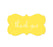 Thank You Fancy Frame Label Stickers-Set of 36-Andaz Press-Yellow-