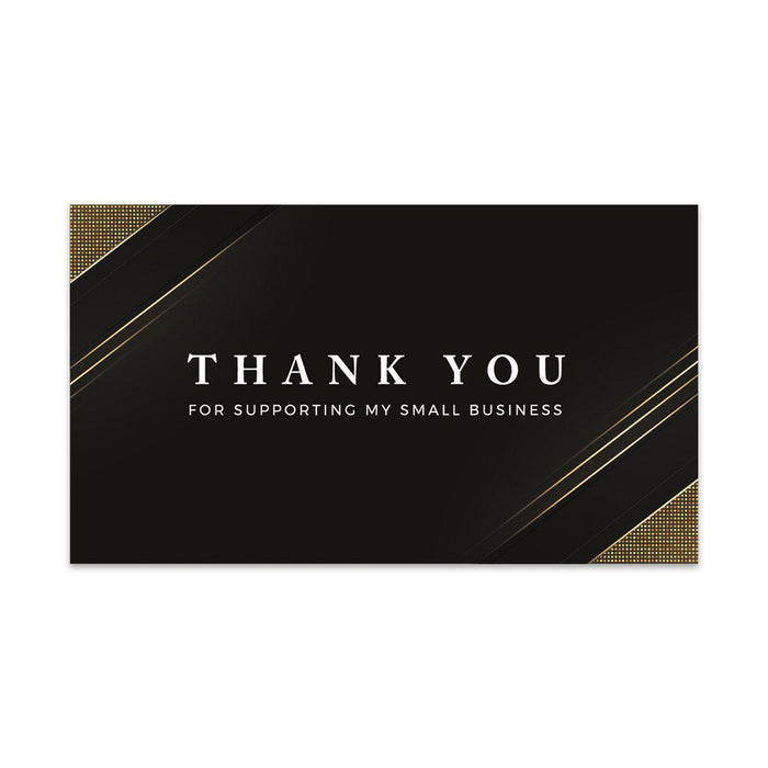 Thank You For Supporting My Small Business Cards, Business Card for Small Business Owners Design 2-Set of 100-Andaz Press-Clothing and Accessories-