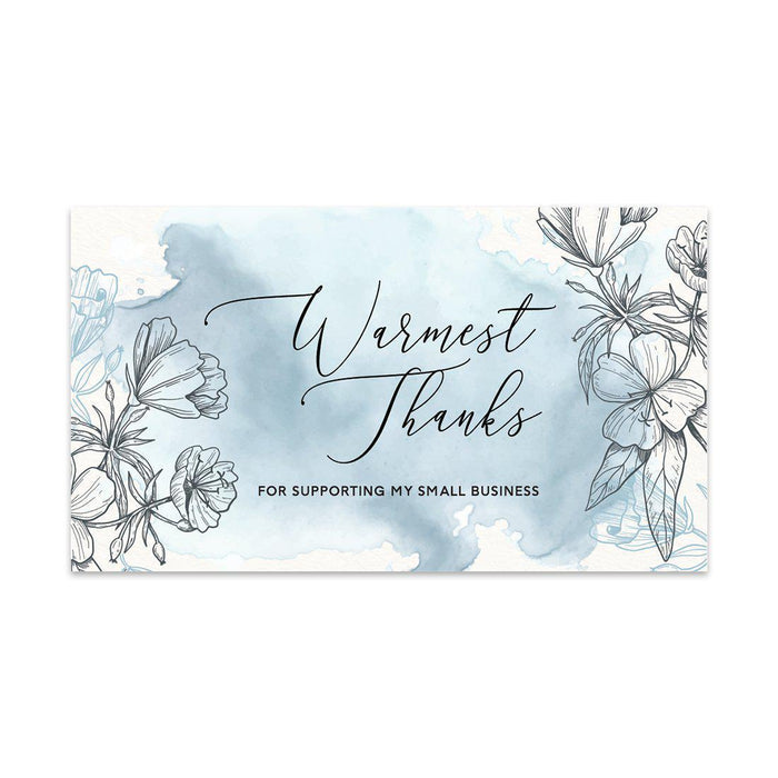 Thank You For Supporting My Small Business Cards, Business Card for Small Business Owners Design 2-Set of 100-Andaz Press-Clothing and Accessories-