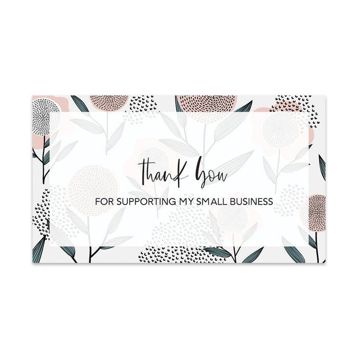 Thank You For Supporting My Small Business Cards, Business Card for Small Business Owners Design 2-Set of 100-Andaz Press-Clothing and Accessories-