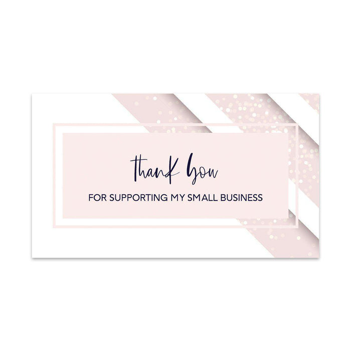 Thank You For Supporting My Small Business Cards, Business Card for Small Business Owners Design 2-Set of 100-Andaz Press-Clothing and Accessories-