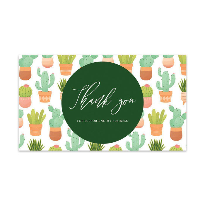 Thank You For Supporting My Small Business Cards, Business Card for Small Business Owners Design 2-Set of 100-Andaz Press-Clothing and Accessories-