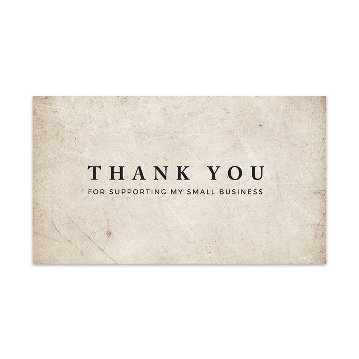 Thank You For Supporting My Small Business Cards, Business Card for Small Business Owners Design 2-Set of 100-Andaz Press-Clothing and Accessories-