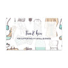 Thank You For Supporting My Small Business Cards, Business Card for Small Business Owners Design 2-Set of 100-Andaz Press-Clothing and Accessories-