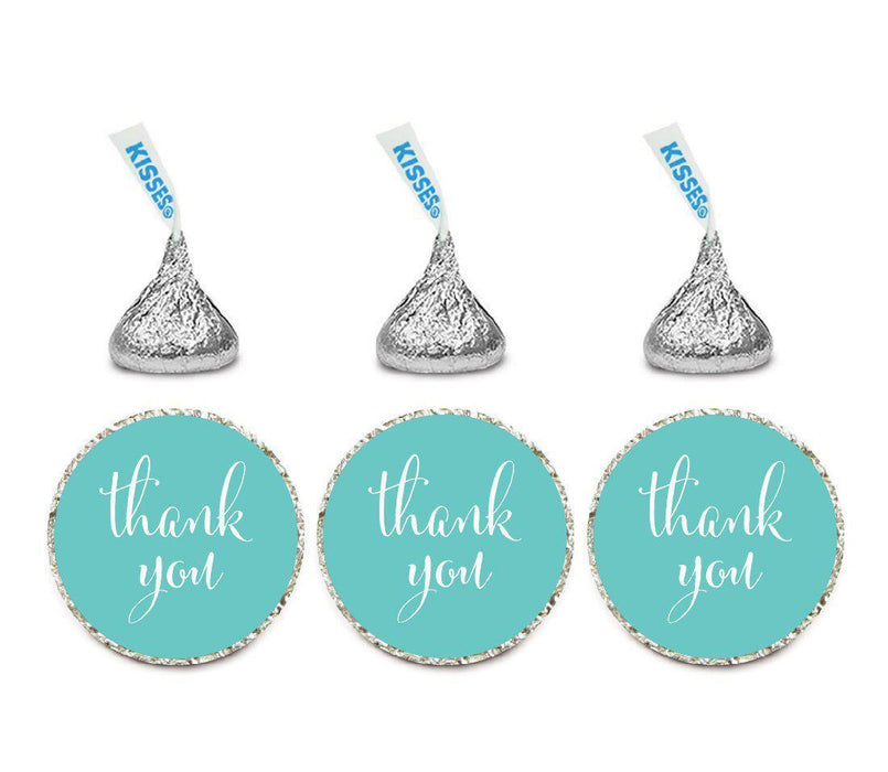 Thank You Hersheys Kisses Stickers-Set of 216-Andaz Press-Diamond Blue-
