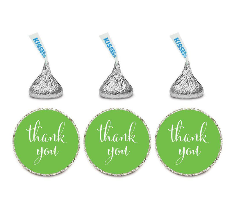 Thank You Hersheys Kisses Stickers-Set of 216-Andaz Press-Kiwi Green-