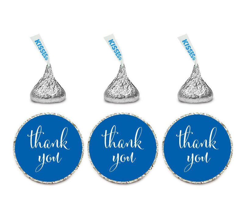 Thank You Hersheys Kisses Stickers-Set of 216-Andaz Press-Royal Blue-