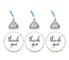 Thank You Hersheys Kisses Stickers-Set of 216-Andaz Press-White-