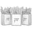 Thank You Party Favor Gift Bags-Set of 25-Andaz Press-White-