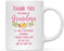 Thank You for Being Ceramic Coffee Mug Floral Punch in Face Collection-Set of 1-Andaz Press-Aunt-