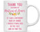 Thank You for Being Ceramic Coffee Mug Floral Punch in Face Collection-Set of 1-Andaz Press-Aunt-