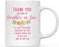 Thank You for Being Ceramic Coffee Mug Floral Punch in Face Collection-Set of 1-Andaz Press-Aunt-