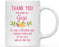 Thank You for Being Ceramic Coffee Mug Floral Punch in Face Collection-Set of 1-Andaz Press-Aunt-