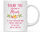 Thank You for Being Ceramic Coffee Mug Floral Punch in Face Collection-Set of 1-Andaz Press-Mom-