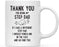 Thank You for Being Ceramic Coffee Mug Punch in Face Collection-Set of 1-Andaz Press-Boyfriend-