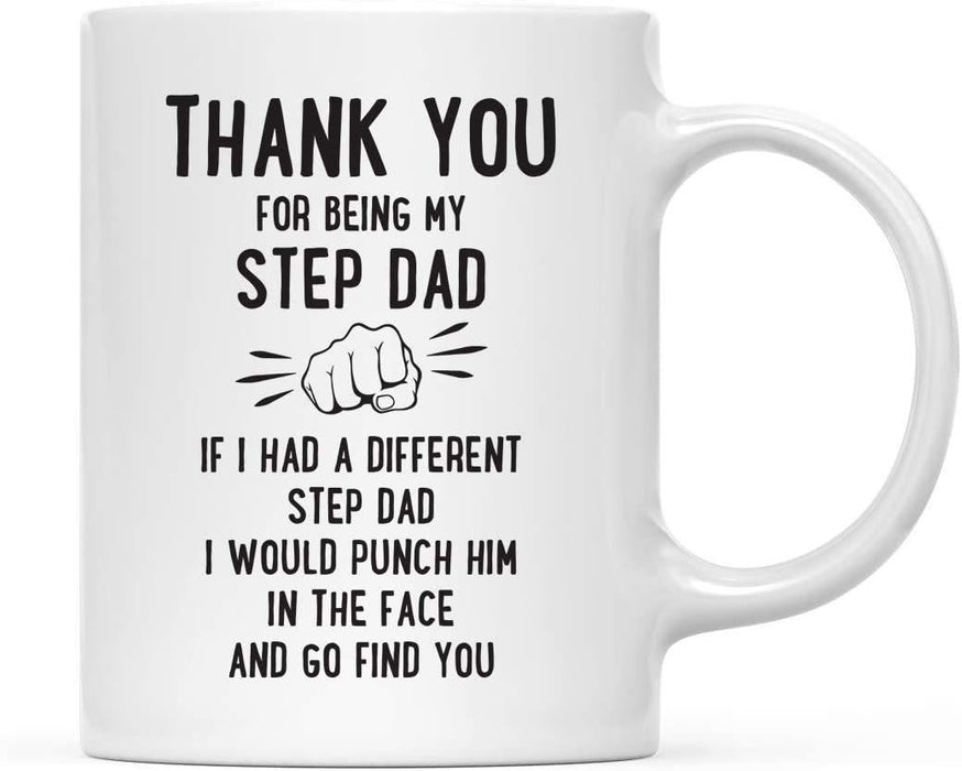 Thank You for Being Ceramic Coffee Mug Punch in Face Collection-Set of 1-Andaz Press-Boyfriend-