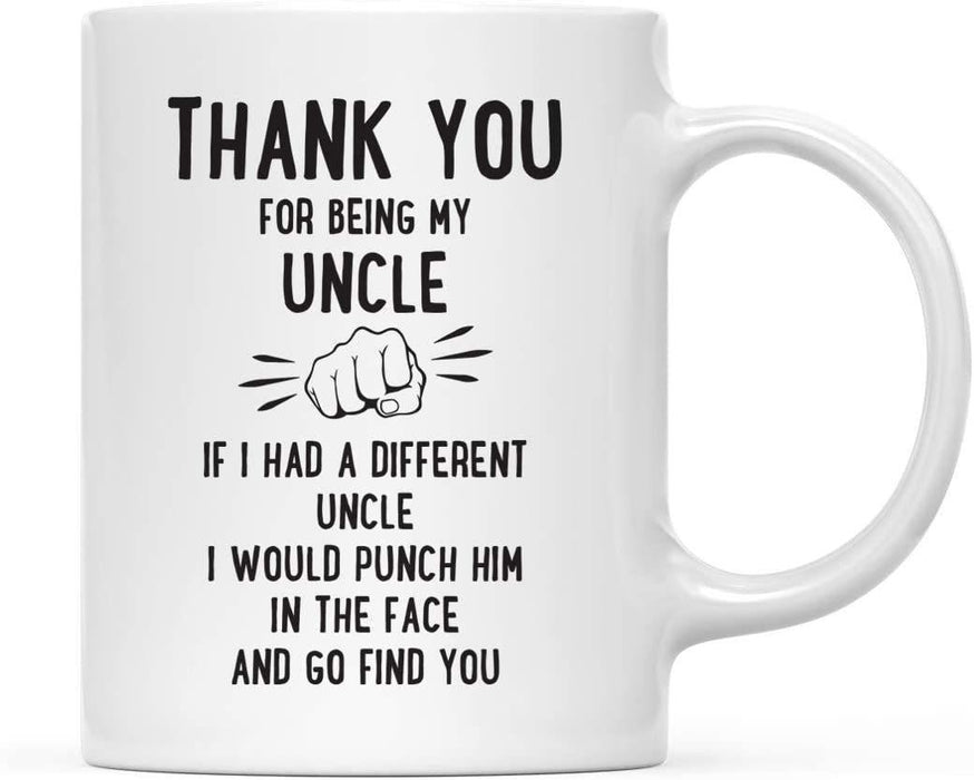 Thank You for Being Ceramic Coffee Mug Punch in Face Collection-Set of 1-Andaz Press-Boyfriend-