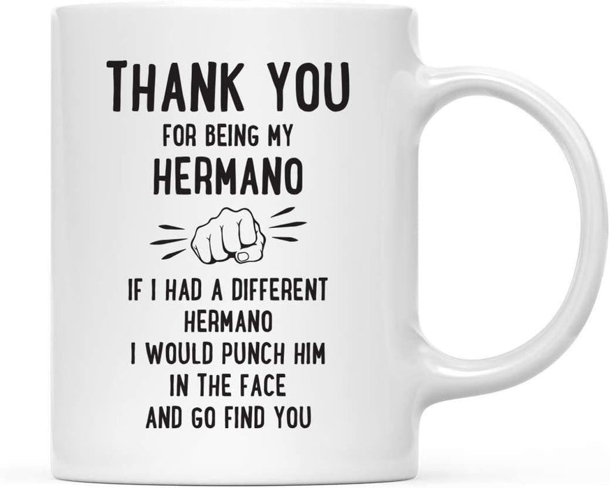 Thank You for Being Ceramic Coffee Mug Punch in Face Collection-Set of 1-Andaz Press-Boyfriend-