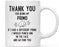 Thank You for Being Ceramic Coffee Mug Punch in Face Collection-Set of 1-Andaz Press-Boyfriend-