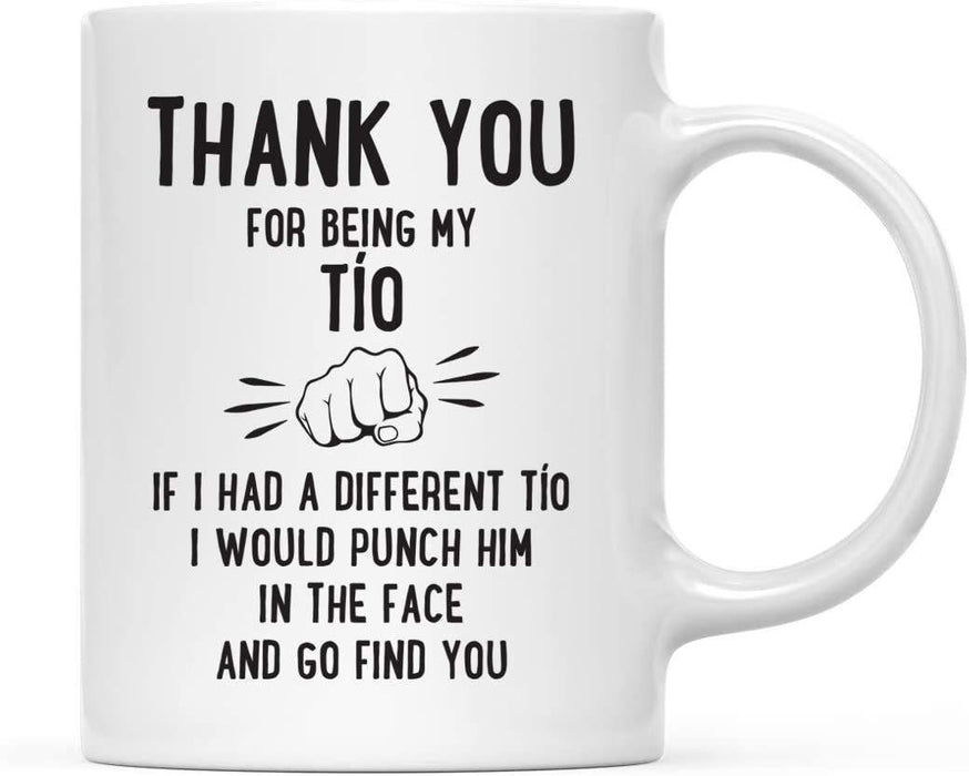 Thank You for Being Ceramic Coffee Mug Punch in Face Collection-Set of 1-Andaz Press-Boyfriend-