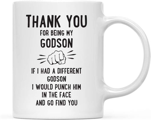 Thank You for Being Ceramic Coffee Mug Punch in Face Collection-Set of 1-Andaz Press-Godson-