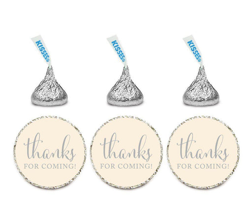 Thanks For Coming Hersheys Kisses Stickers-Set of 216-Andaz Press-White-