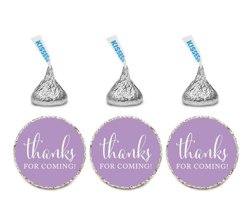 Thanks For Coming Hersheys Kisses Stickers-Set of 216-Andaz Press-Lavender-