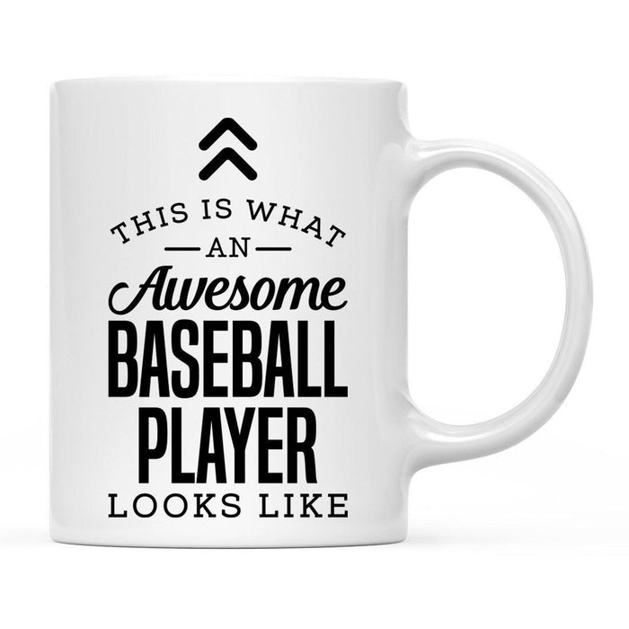 This Is What An Awesome Looks Like Sports Coffee Mug Collection 1-Set of 1-Andaz Press-Baseball Player-