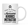 This Is What An Awesome Looks Like Sports Coffee Mug Collection 1-Set of 1-Andaz Press-Aerobics Instructor-