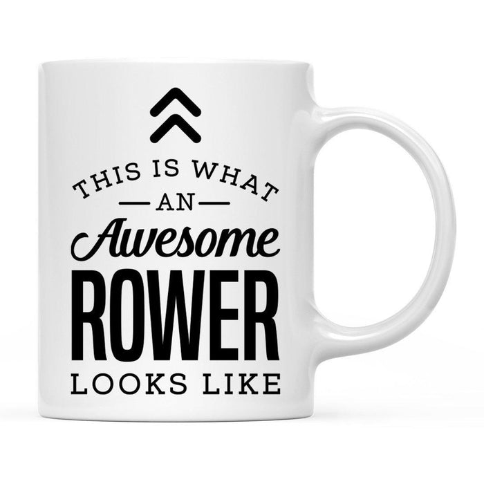 This Is What An Awesome Looks Like Sports Coffee Mug Collection 2-Set of 1-Andaz Press-Rower-