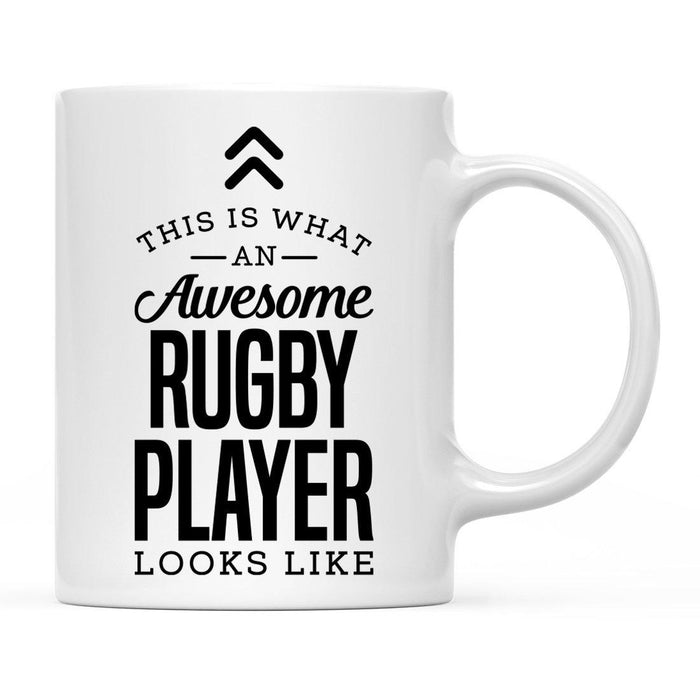 This Is What An Awesome Looks Like Sports Coffee Mug Collection 2-Set of 1-Andaz Press-Rugby Player-