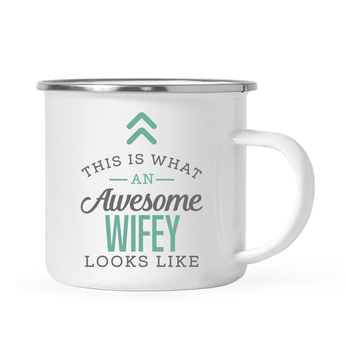 This is What an Awesome Looks Like Family Campfire Coffee Mug Collection Part 2-Set of 1-Andaz Press-Wifey-