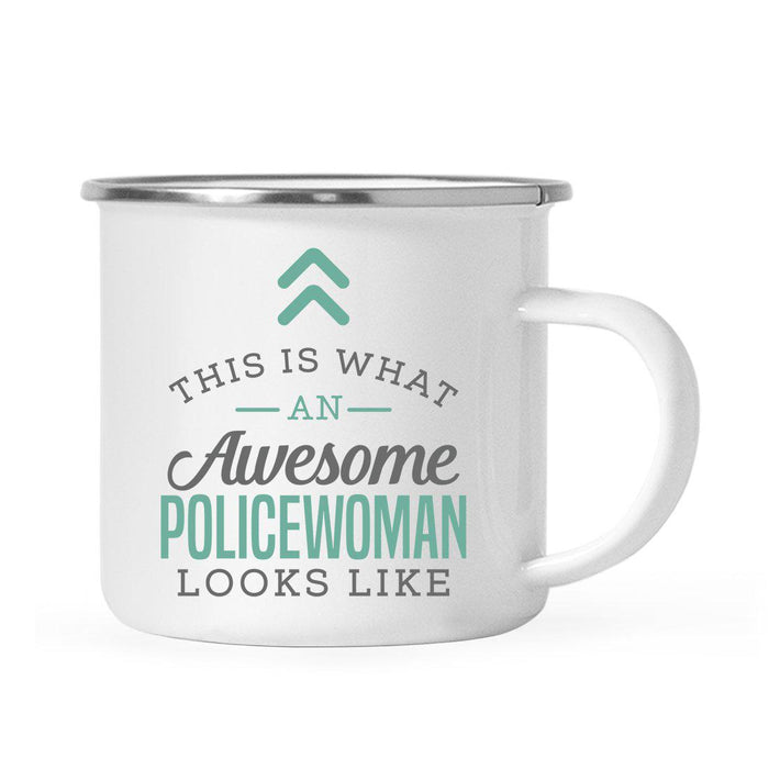 This is What an Awesome Looks Like Law Campfire Coffee Mug-Set of 1-Andaz Press-Policewoman-