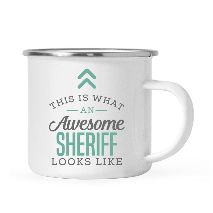 This is What an Awesome Looks Like Law Campfire Coffee Mug-Set of 1-Andaz Press-Sheriff-