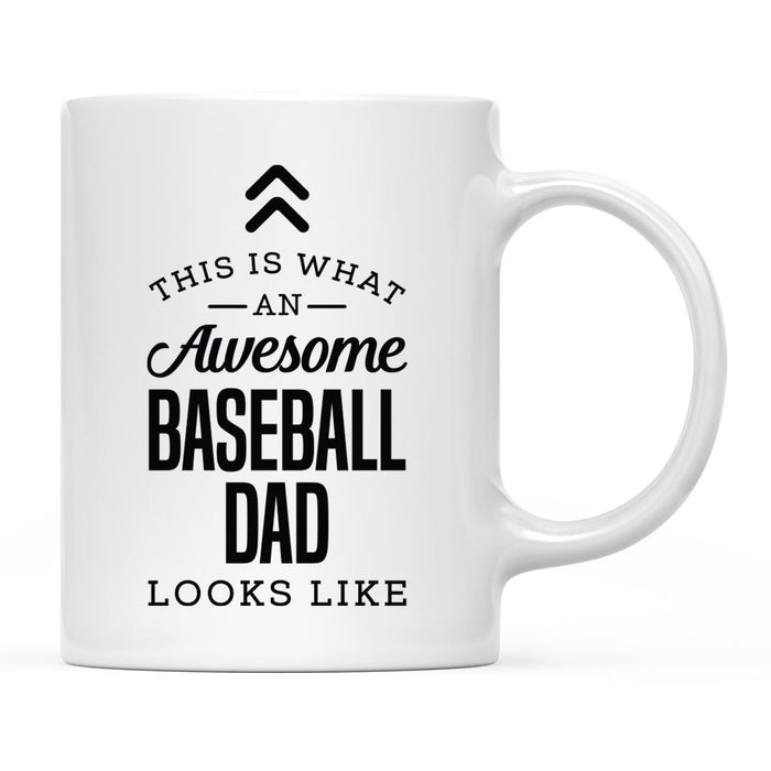 This is What an Awesome Looks Like Mom Dad Coffee Mug Collection 1-Set of 1-Andaz Press-Baseball Dad-