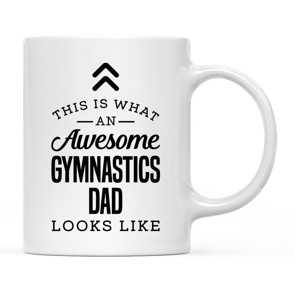 This is What an Awesome Looks Like Mom Dad Coffee Mug Collection 2-Set of 1-Andaz Press-Gymnastics Dad-