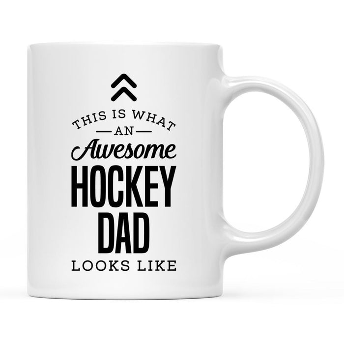This is What an Awesome Looks Like Mom Dad Coffee Mug Collection 2-Set of 1-Andaz Press-Hockey Dad-