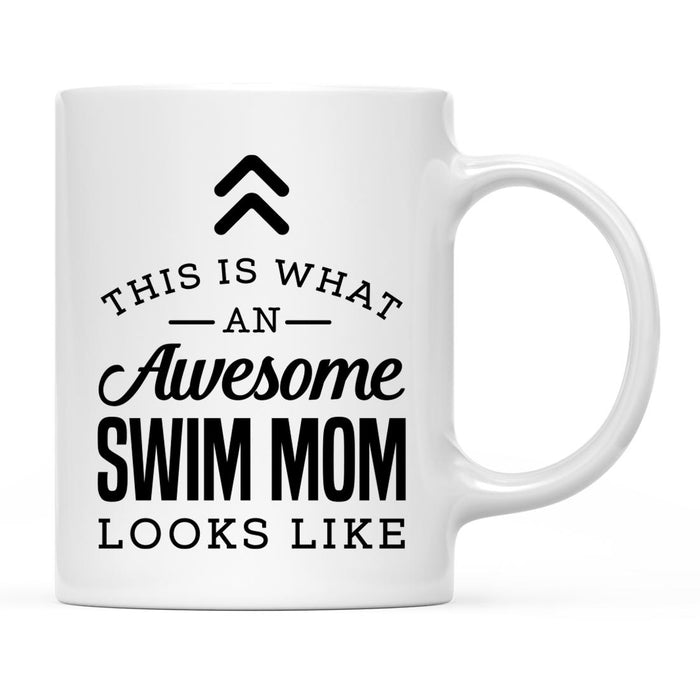 This is What an Awesome Looks Like Mom Dad Coffee Mug Collection 2-Set of 1-Andaz Press-Swim Mom-