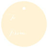 To / From Circle Gift Tags, Whimsical Style-Set of 24-Andaz Press-Ivory-