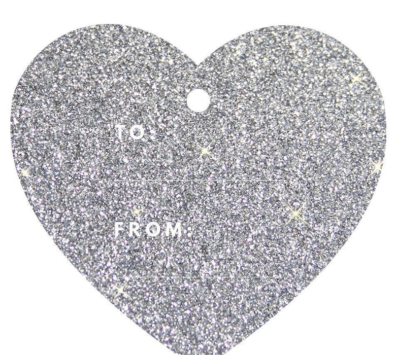 To / From Heart Gift Tags, Modern Style-Set of 30-Andaz Press-Ivory-