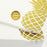 Tropical Foil Pineapple Tableware Napkins-Set of 50-Andaz Press-