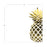 Tropical Foil Pineapple Tableware Napkins-Set of 50-Andaz Press-