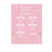 Twinkle Twinkle Little Star Pink Baby Shower Game Cards-Set of 20-Andaz Press-Baby Bingo-