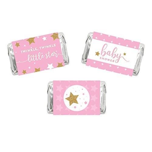Baby Sprinkle Party Favors, Mini Chocolate Wrappers, Baby Sprinkle