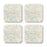 U.S. City Map Square Coffee Drink Coasters Gift, Vintage Map-Set of 4-Andaz Press-NY-